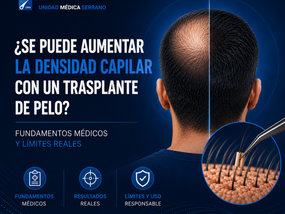 ¿Se puede aumentar la densidad capilar con un trasplante de pelo? Fundamentos médicos y límites reales